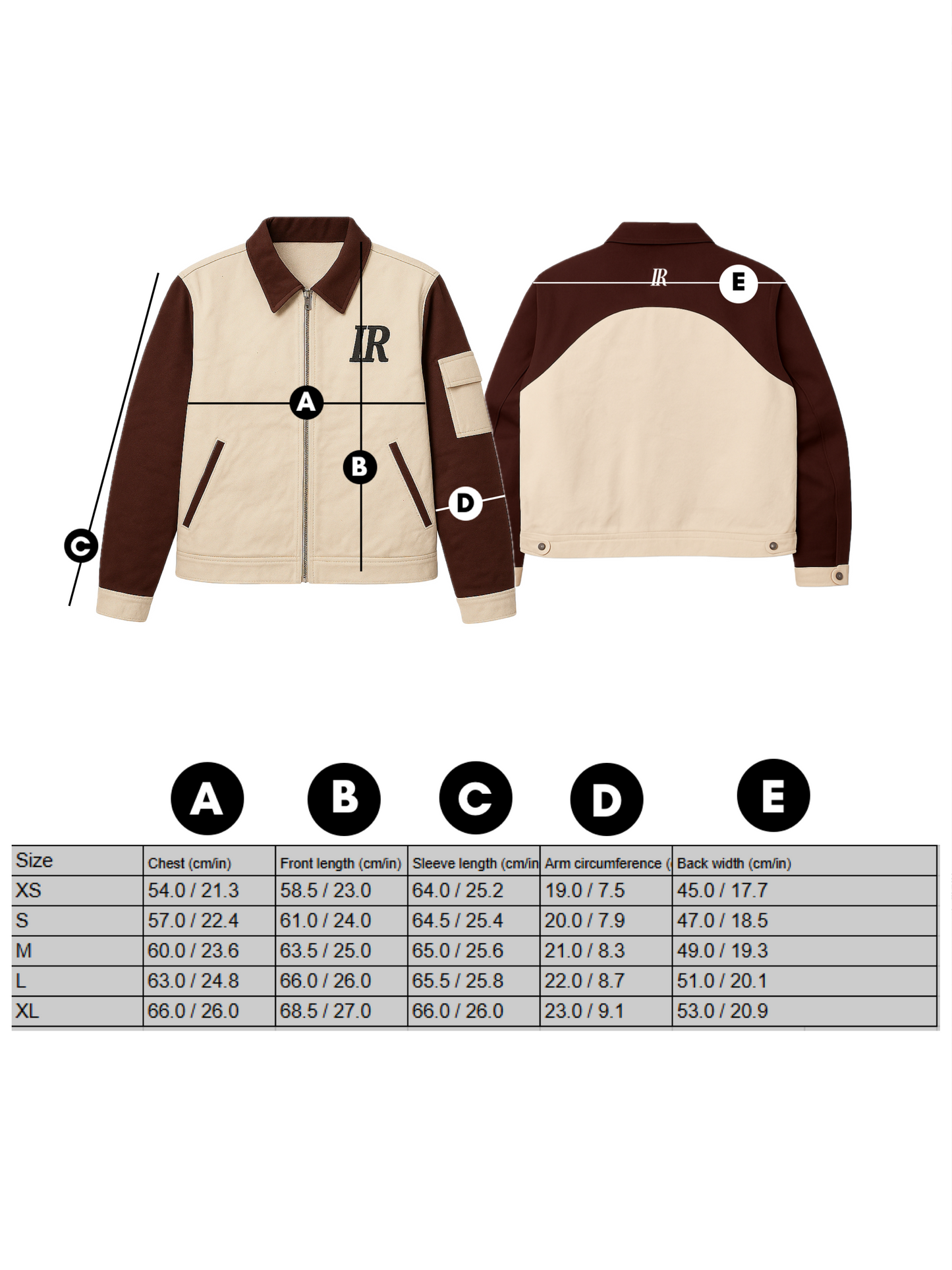 Contrast Work Jacket