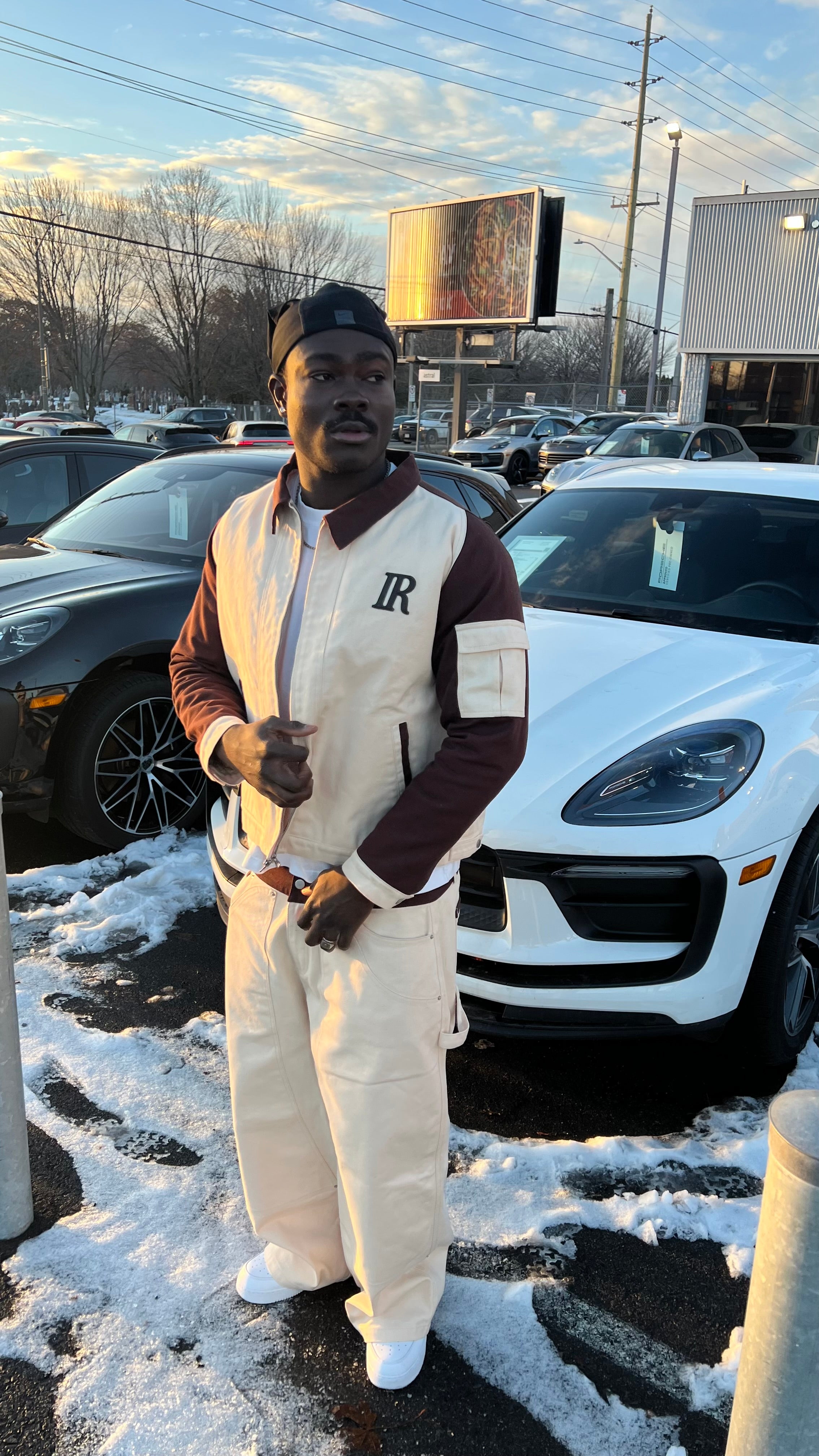 Contrast Work Jacket