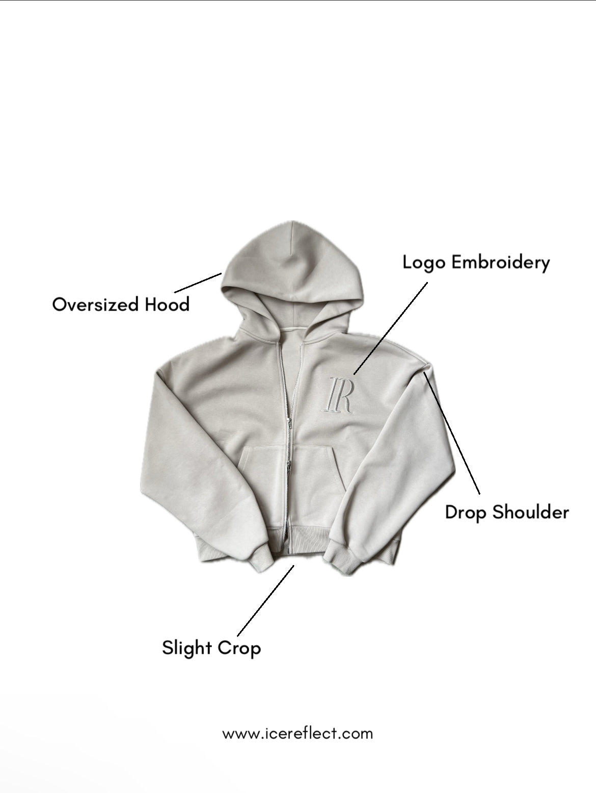 “The Perfect Zipup” Hoodie “Light”