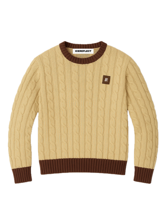 Cable Knit Sweater “Elegance”