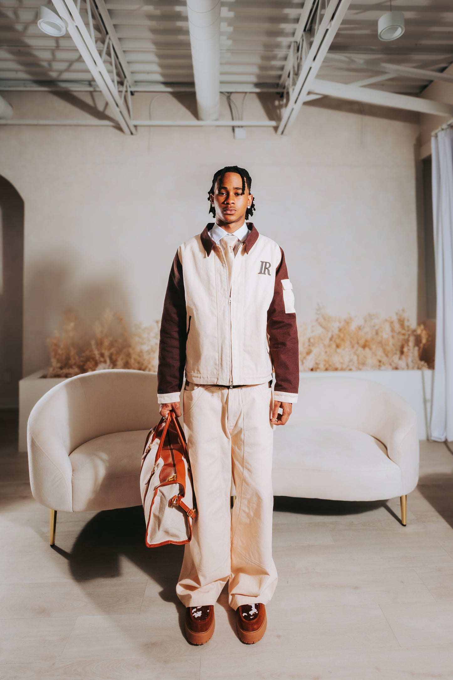 Contrast Work Jacket