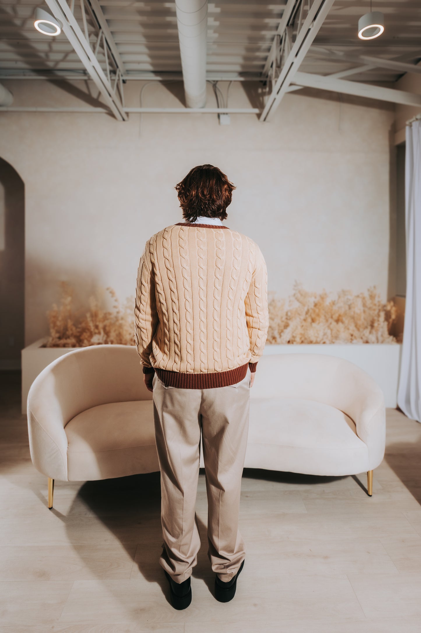 Cable Knit Sweater “Elegance”
