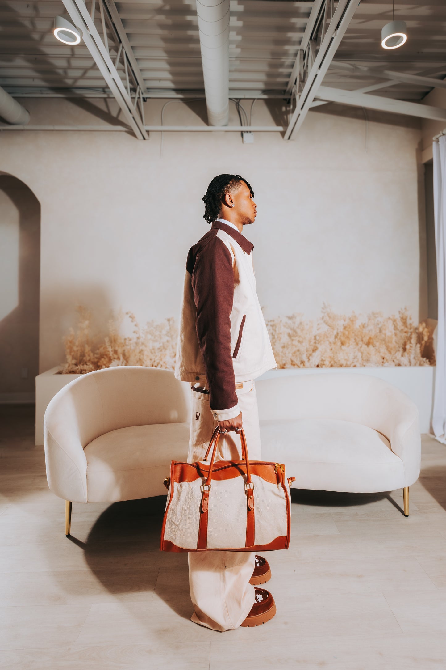 Contrast Work Jacket