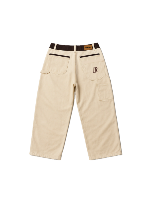 Contrast Carpenter Pants