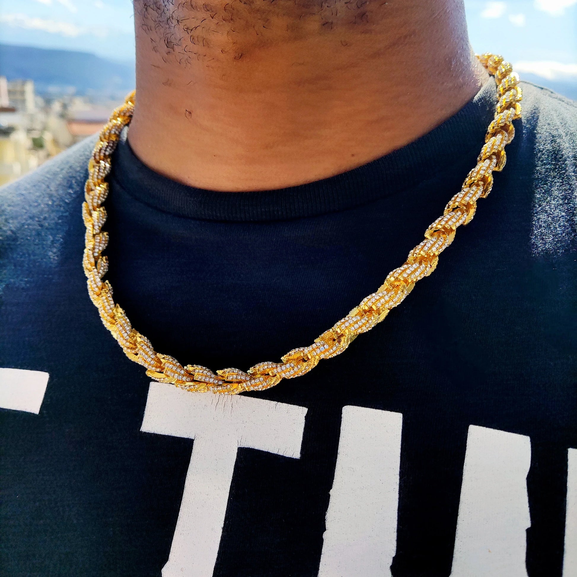 8mm Rope Chain – Ice Reflect
