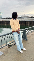 Cable Knit Sweater “Elegance”