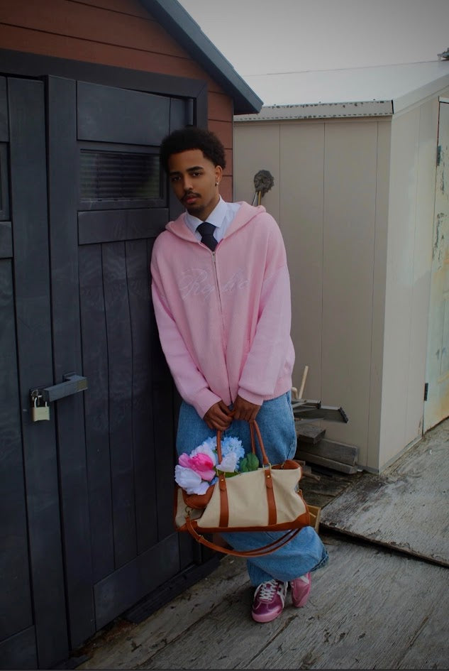 Bloom Knit Zip Hoodie